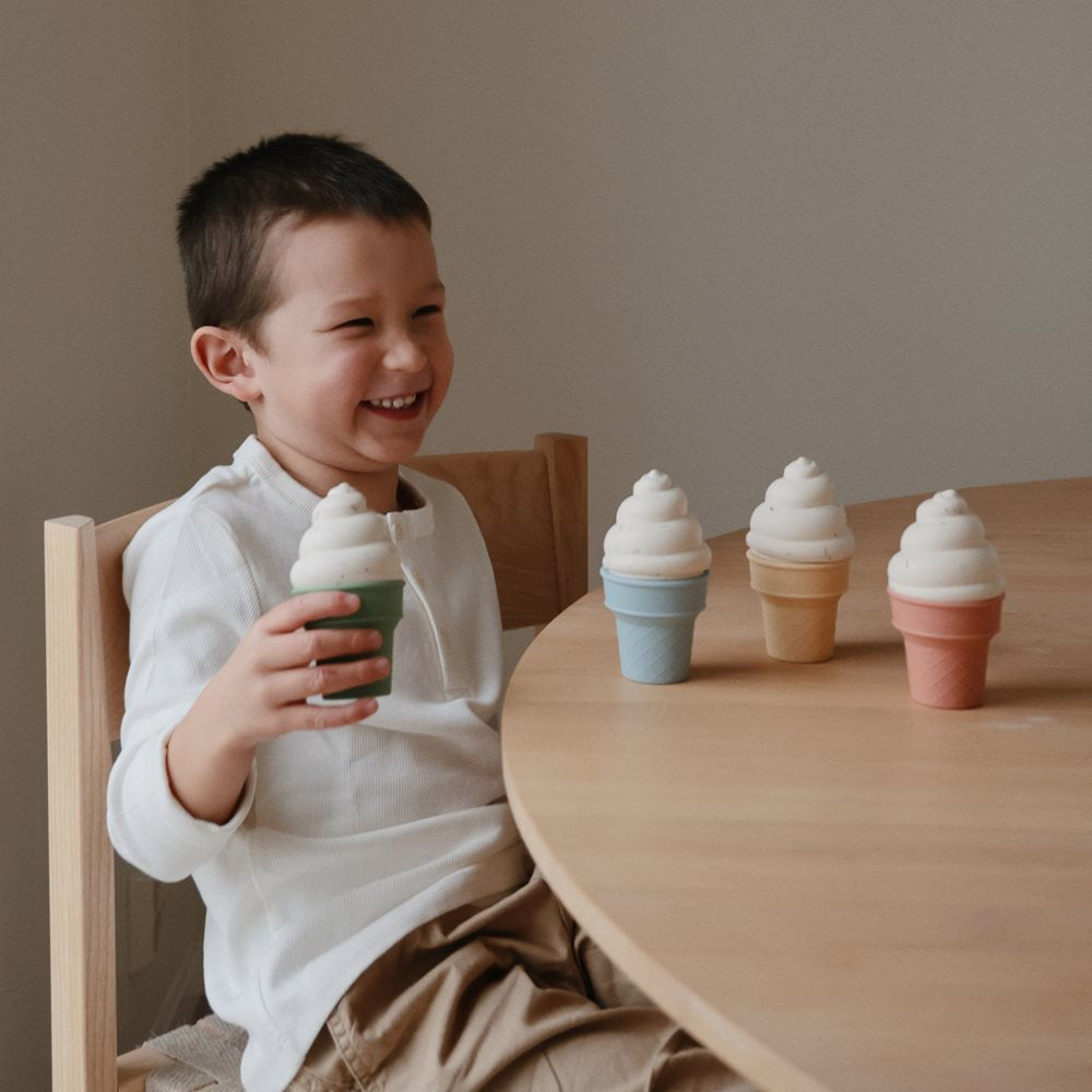 Mushie® Kopalne igračke Mix and Match Ice Cream Toy Mushie