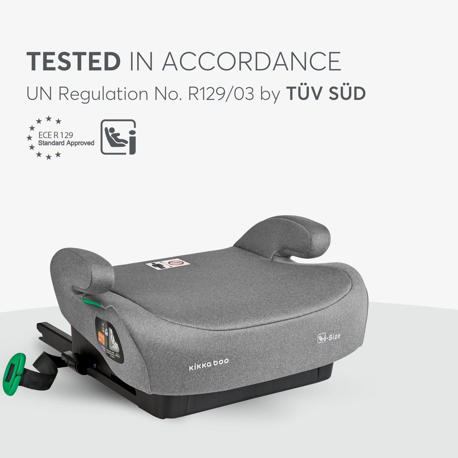 KikkaBoo® Otroški jahač i-Tip i-SIZE (125-150 cm) Light Grey KikkaBoo