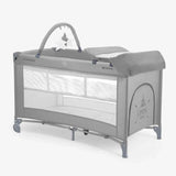 KikkaBoo® Lettino da viaggio 2 livelli 125x65 So Gifted PLUS Grey