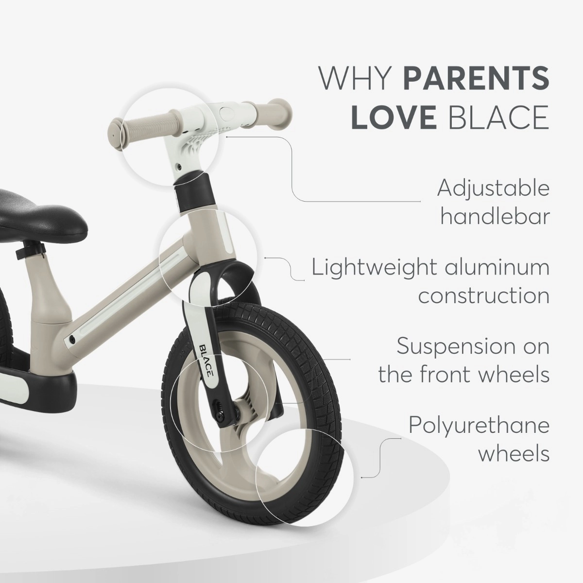 KikkaBoo® Otroški poganjalec Blace Pink KikkaBoo