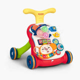 KikkaBoo® Chariot de marche 3-en-1 Play & Grow Red