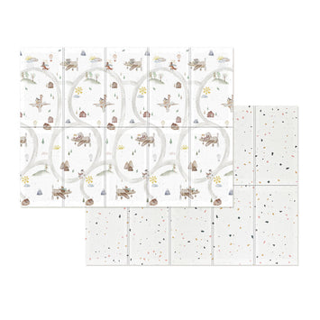 Evibell® Zložljiva igralna podloga 150x190 Terrazzo/Wanderlust Evibell