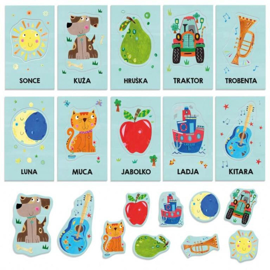 Headu® Montessori Didaktične kartice SLO Headu