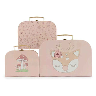 Bieco® 3-Piece Suitcase Set Ella Dreamy Flowers