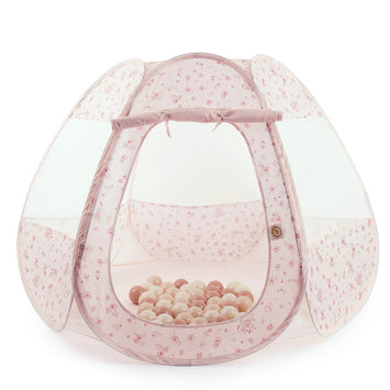 Bieco® Igralni šotor s 50 žogicami Dreamy Flowers Bieco