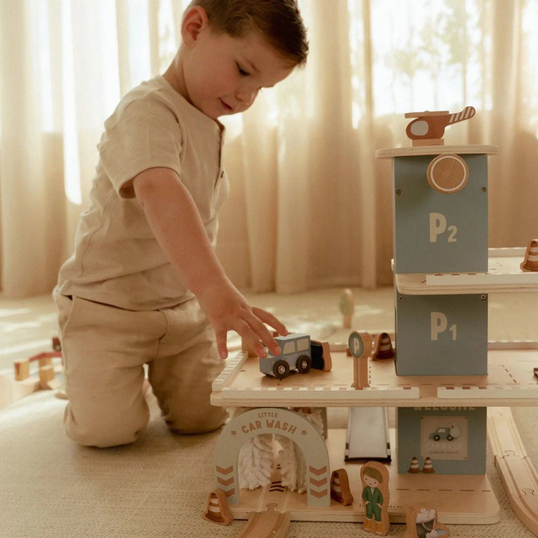 Little Dutch® Lesena garažna hiša Little Dutch