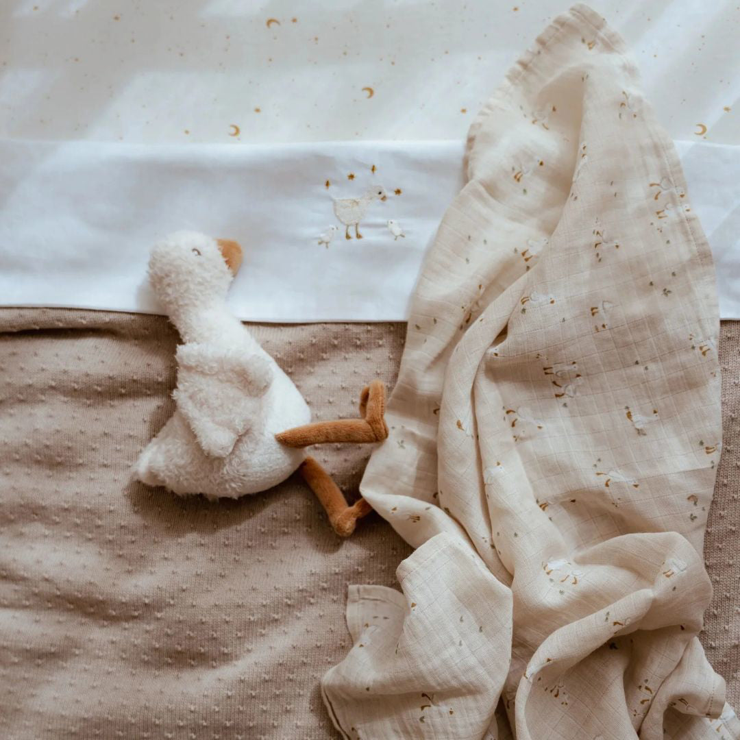 Little Dutch® Povijalna plenička muslin Little Goose 120x120 Little Dutch