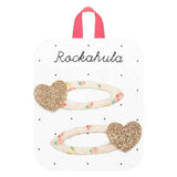 Rockahula® Mollette per capelli Tiny Blossom Glitter Heart