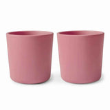 Mushie® Lot de 2 gobelets Dusty Rose