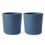 Mushie® Lot de 2 gobelets Twilight Blue