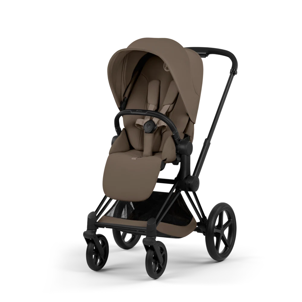Cybex Platinum® Otroški voziček s zložljivo košaro 2v1 Priam™ Comfort Coconut Brown | Matt Black Cybex Platinum