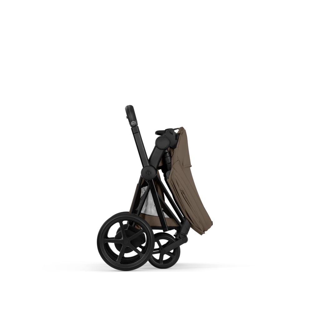 Cybex Platinum® Otroški voziček s zložljivo košaro 2v1 e-Priam™ Comfort Coconut Brown | Matt Black Cybex Platinum