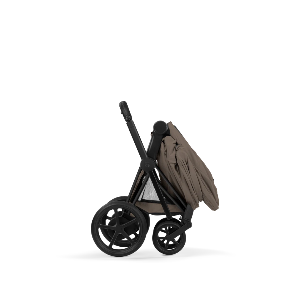 Cybex Platinum® Otroški voziček s zložljivo košaro 2v1 e-Priam™ Comfort Coconut Brown | Matt Black Cybex Platinum