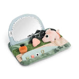 Done by Deer® Miroir sensoriel pour jeu sur le ventre Tiny Farm Colour Mix
