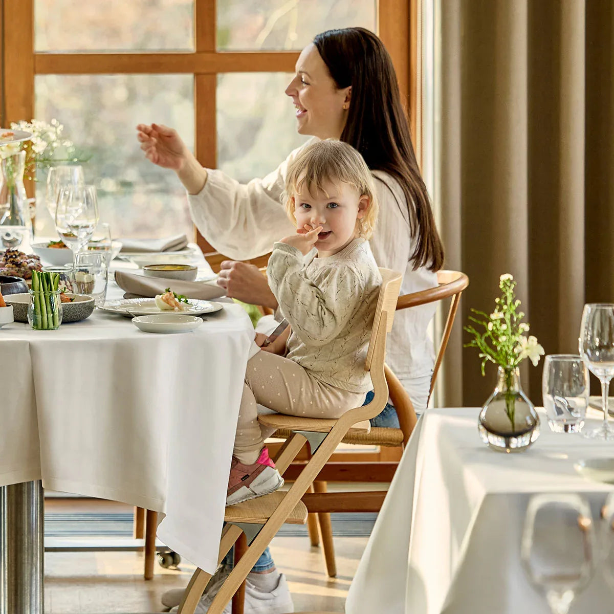 Leander® Otroški stol za hranjenje Louie™ Beech (Bukev) Natural - Evitas