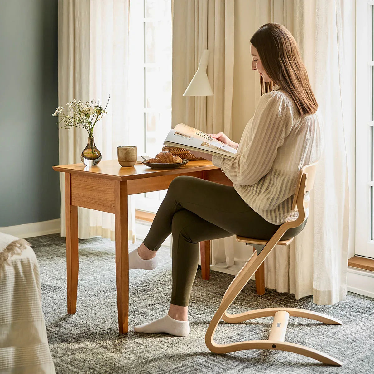 Leander® Otroški stol za hranjenje Louie™ Beech (Bukev) Natural - Evitas