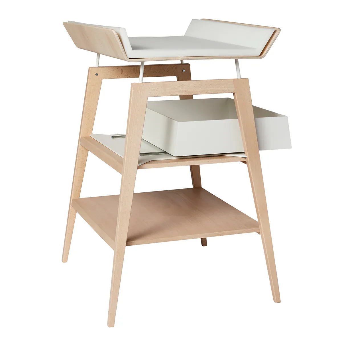 Leander® Otroška previjalna miza Linea™ s podlogo Bukev (Beech) Leander