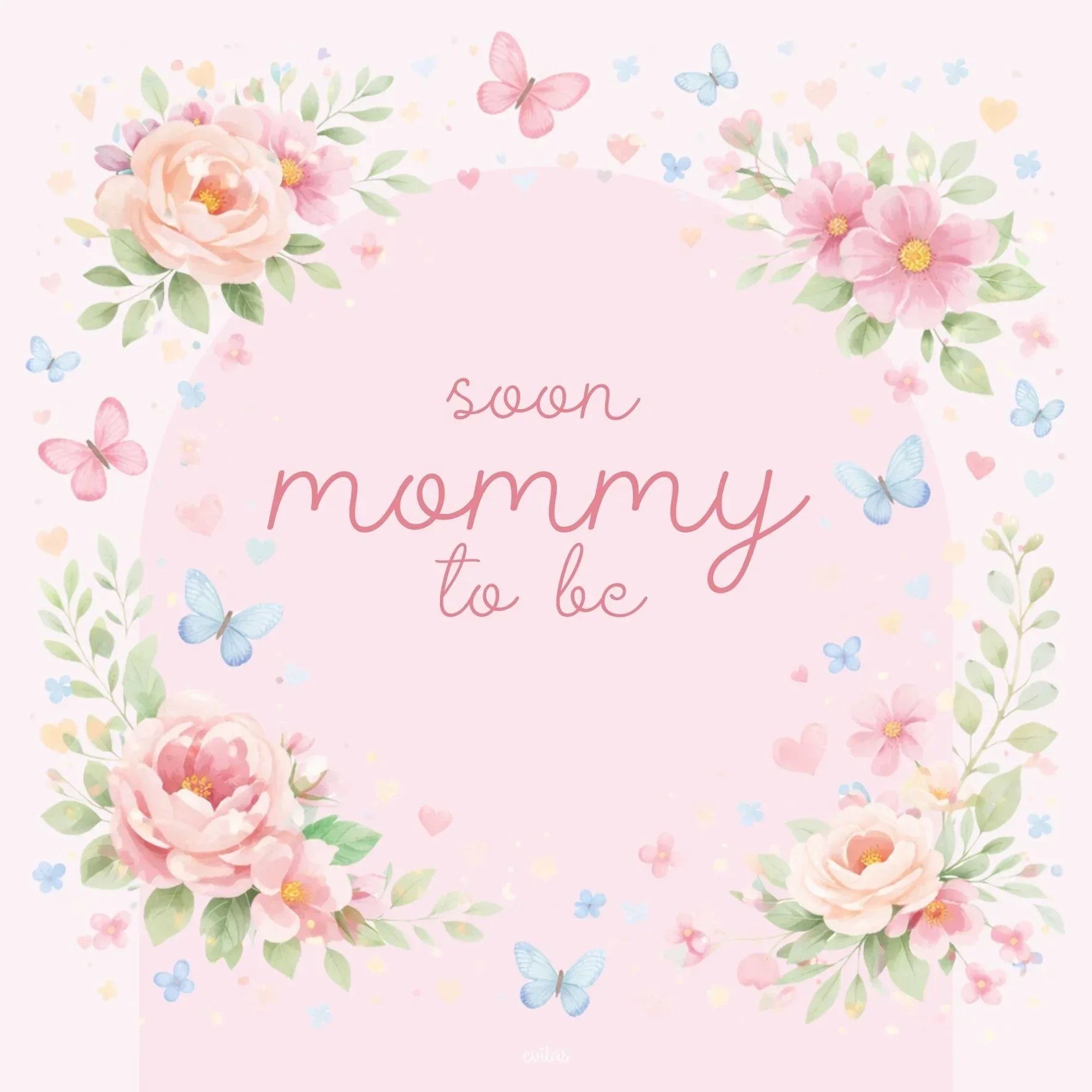 Evitas™ Voščilnica s kuverto Mommy Evitas