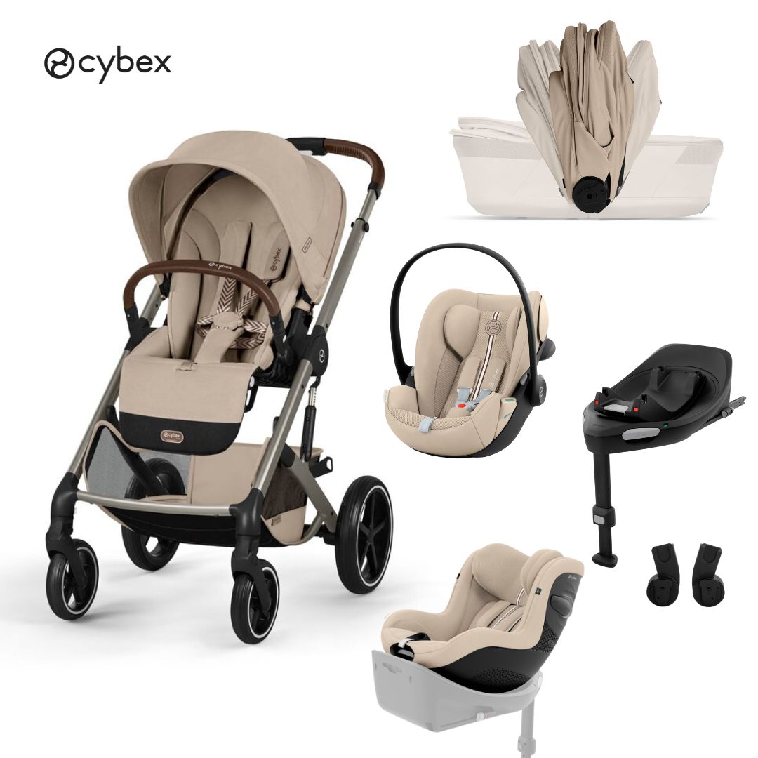 Cybex® Baby Stroller with Foldable Bassinet 5in1 Balios S Lux + Cloud – Evitas