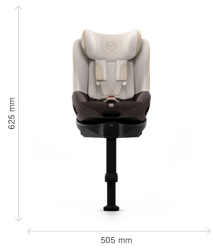 Cybex Sirona S dimenzije - sprednji pogled