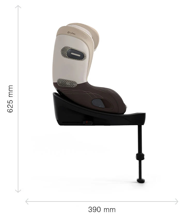 Cybex Sirona S dimenzije - stranski pogled
