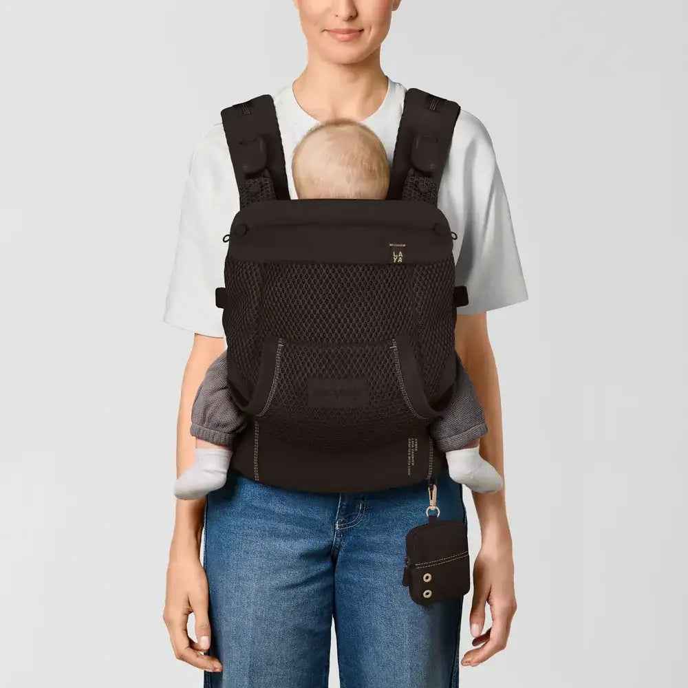 Cybex® Ergonomic Baby Carrier Laya™ (3.2–15 kg) Chocolate Brown – Evitas
