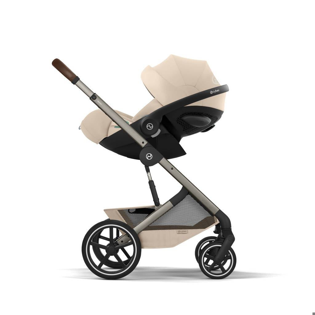 Cybex® Balios™ S Lux Stroller Almond Beige (Taupe Frame)