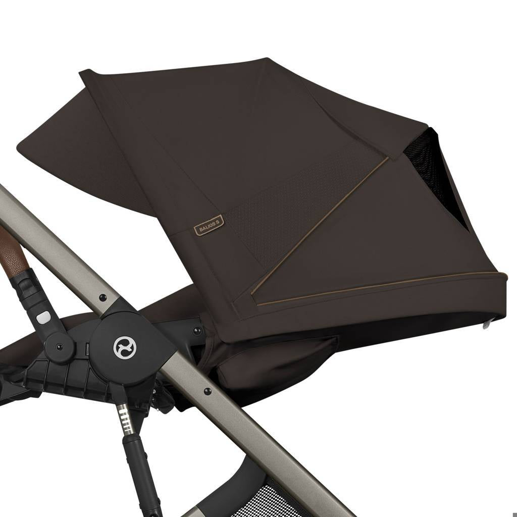 Cybex® Balios™ S Lux Stroller Chocolate Brown (Taupe Frame)