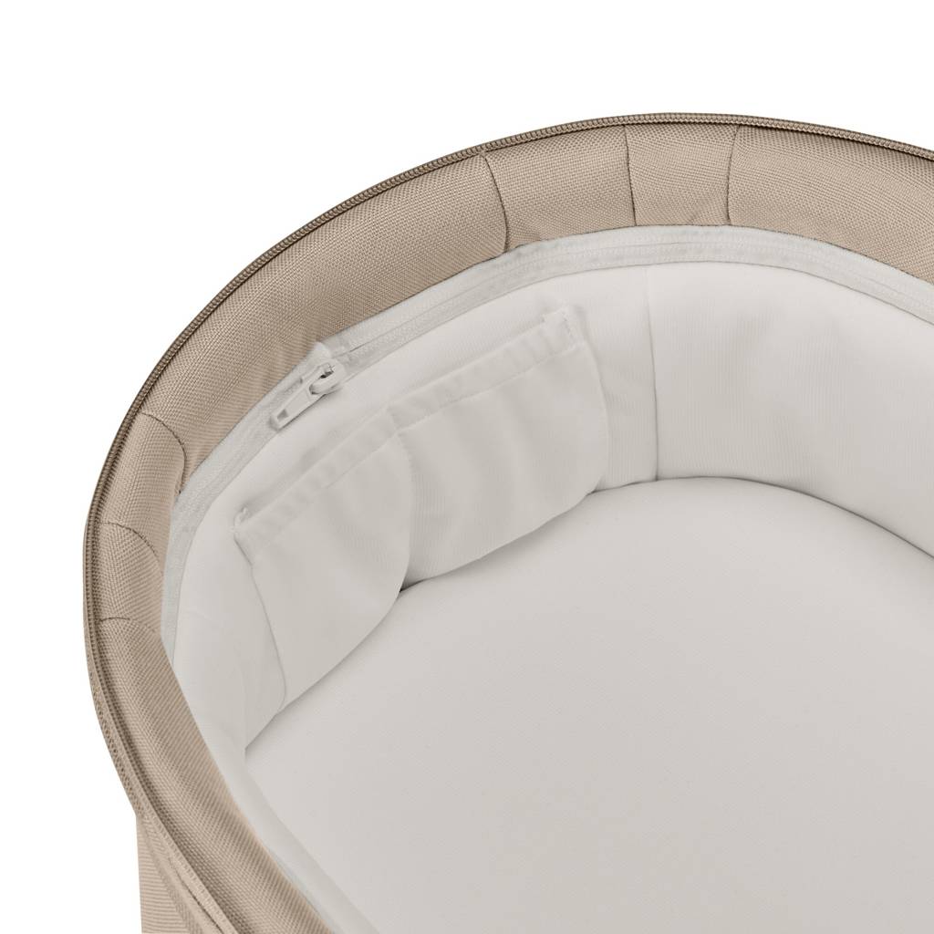 Cybex® Balios™ S Lux 2-in-1 Stroller with Cot S Lux Almond Beige (Taupe Frame)