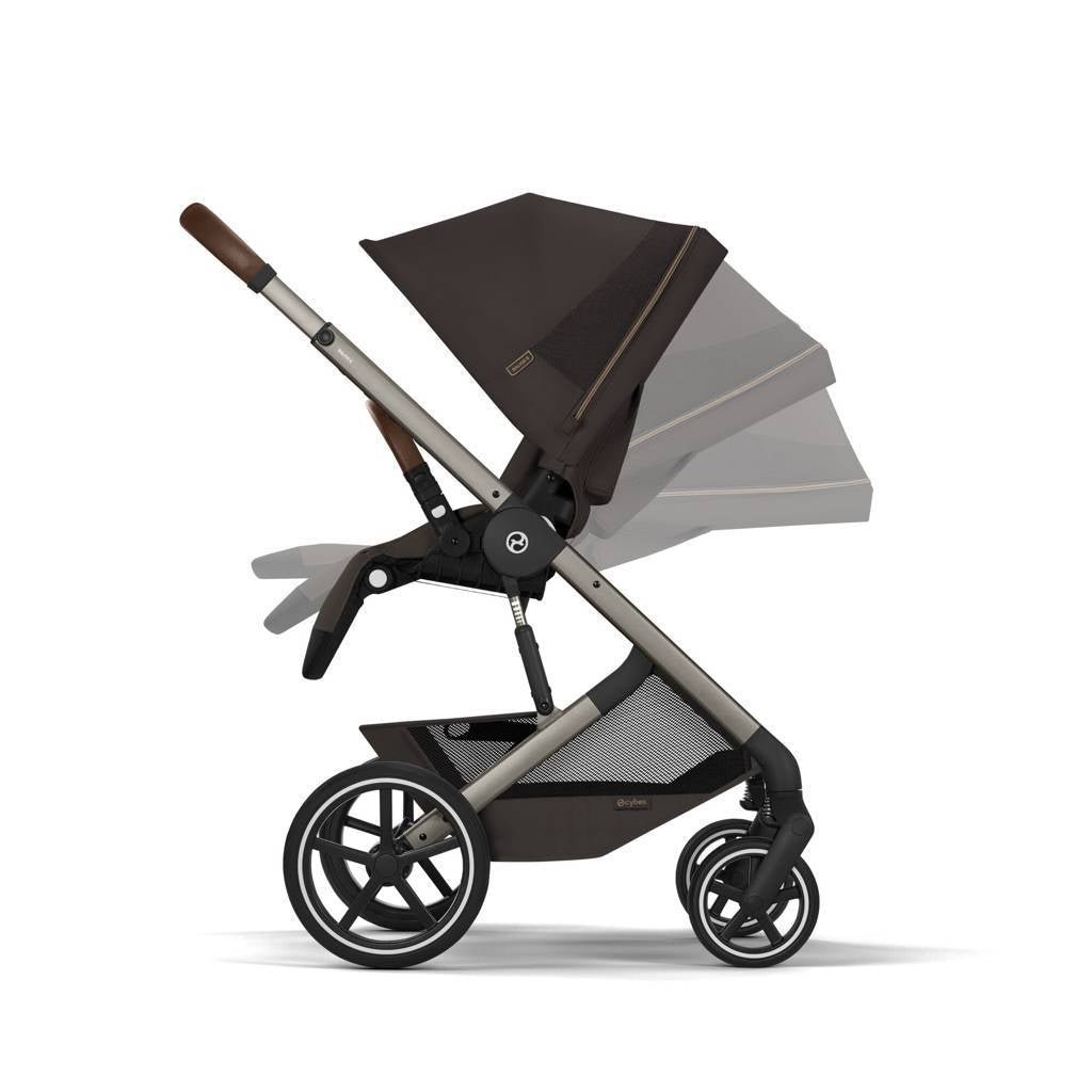 Cybex® Balios™ S Lux Stroller Chocolate Brown (Taupe Frame)