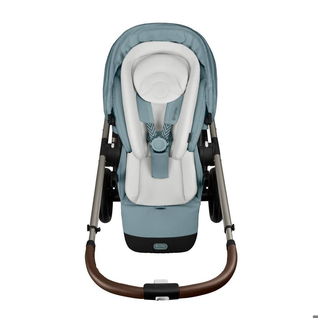 Cybex® Balios S Lux Stroller with Fold Cot 2-in-1 Stormy Blue (Taupe Frame)