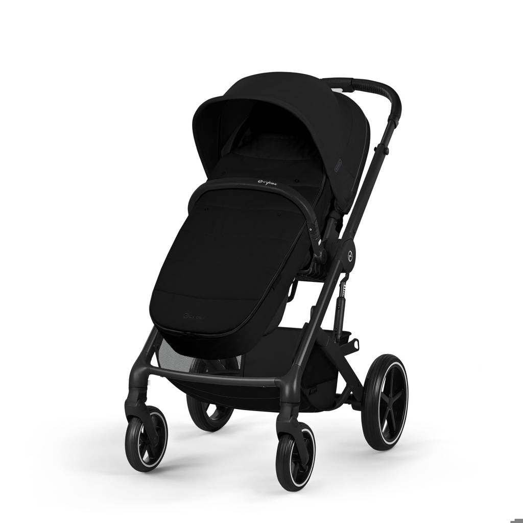 Cybex® Balios™ S Lux 2-in-1 Stroller with Cot S Lux Moon Black (Black Frame)