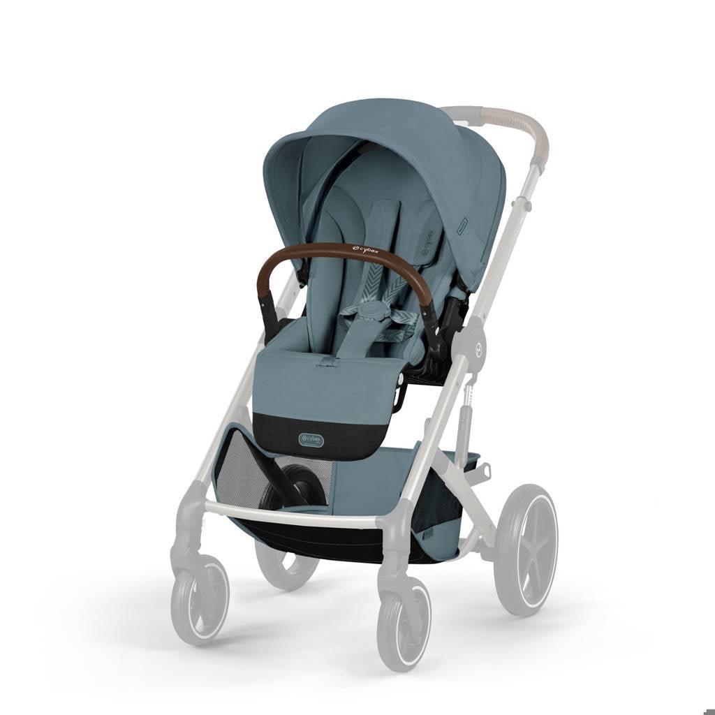 Cybex® Balios S Lux Stroller with Fold Cot 2-in-1 Stormy Blue (Taupe Frame)