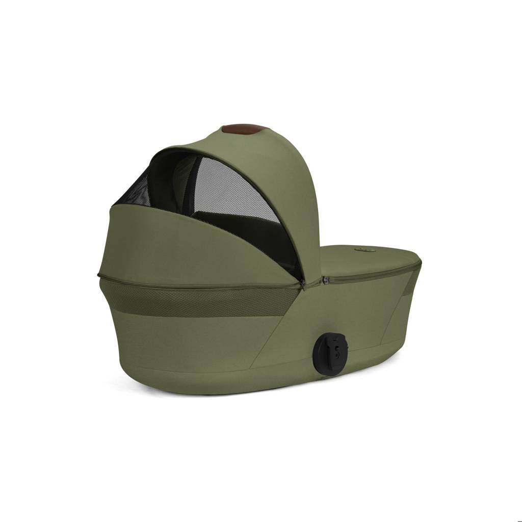 Cybex® Balios S Lux Stroller with Fold Cot 2-in-1 Moss Green (Taupe Frame)