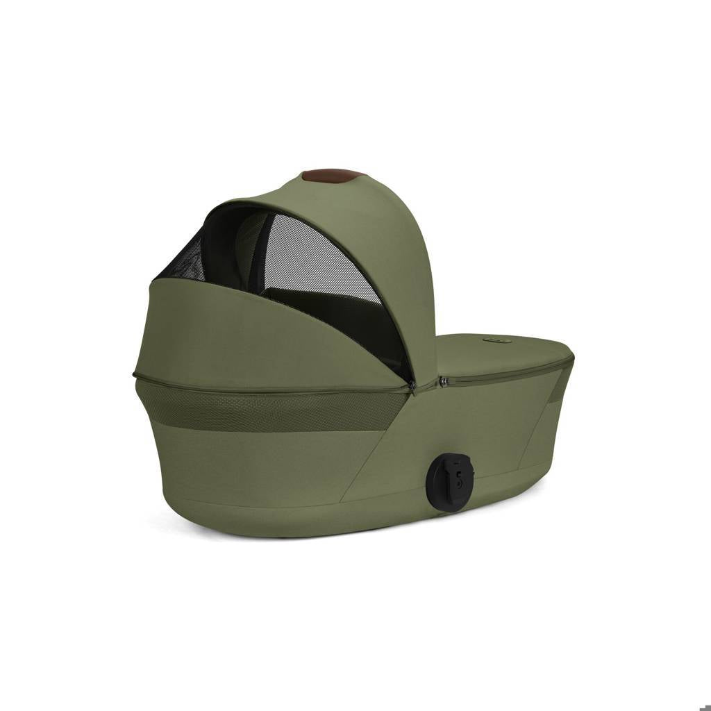 Cybex® Balios S Lux Stroller with Fold Cot 2-in-1 Moss Green (Taupe Frame)