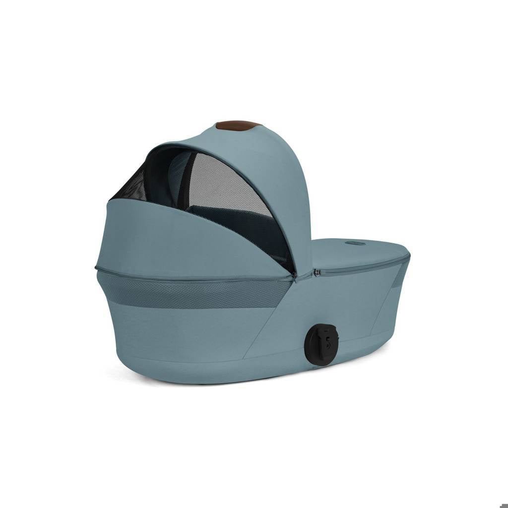 Cybex® Balios S Lux Stroller with Fold Cot 2-in-1 Stormy Blue (Taupe Frame)