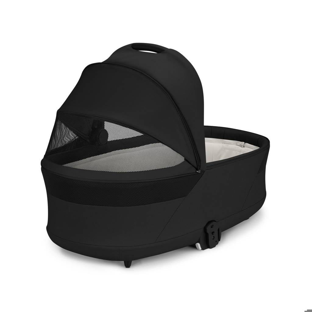 Cybex® Balios™ S Lux 2-in-1 Stroller with Cot S Lux Moon Black (Black Frame)