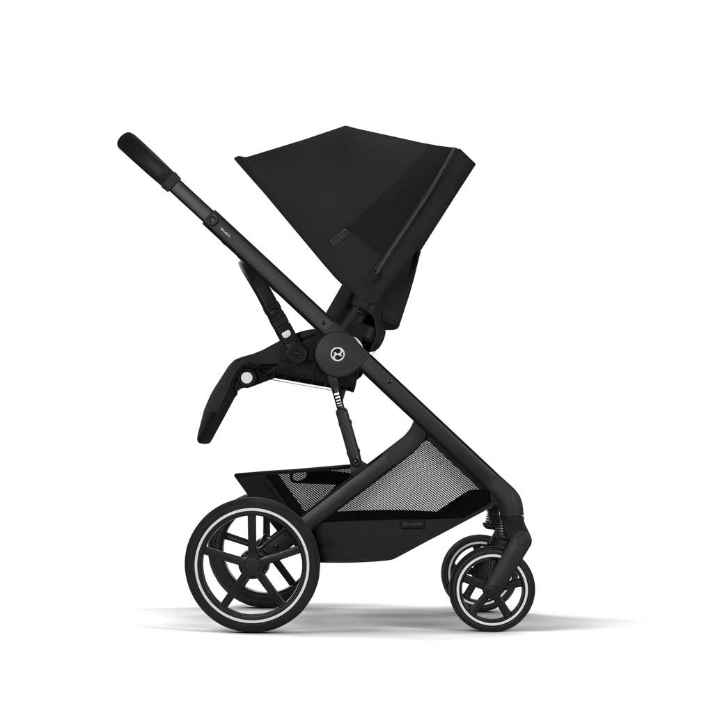Cybex® Balios™ S Lux 2-in-1 Stroller with Cot S Lux Moon Black (Black Frame)