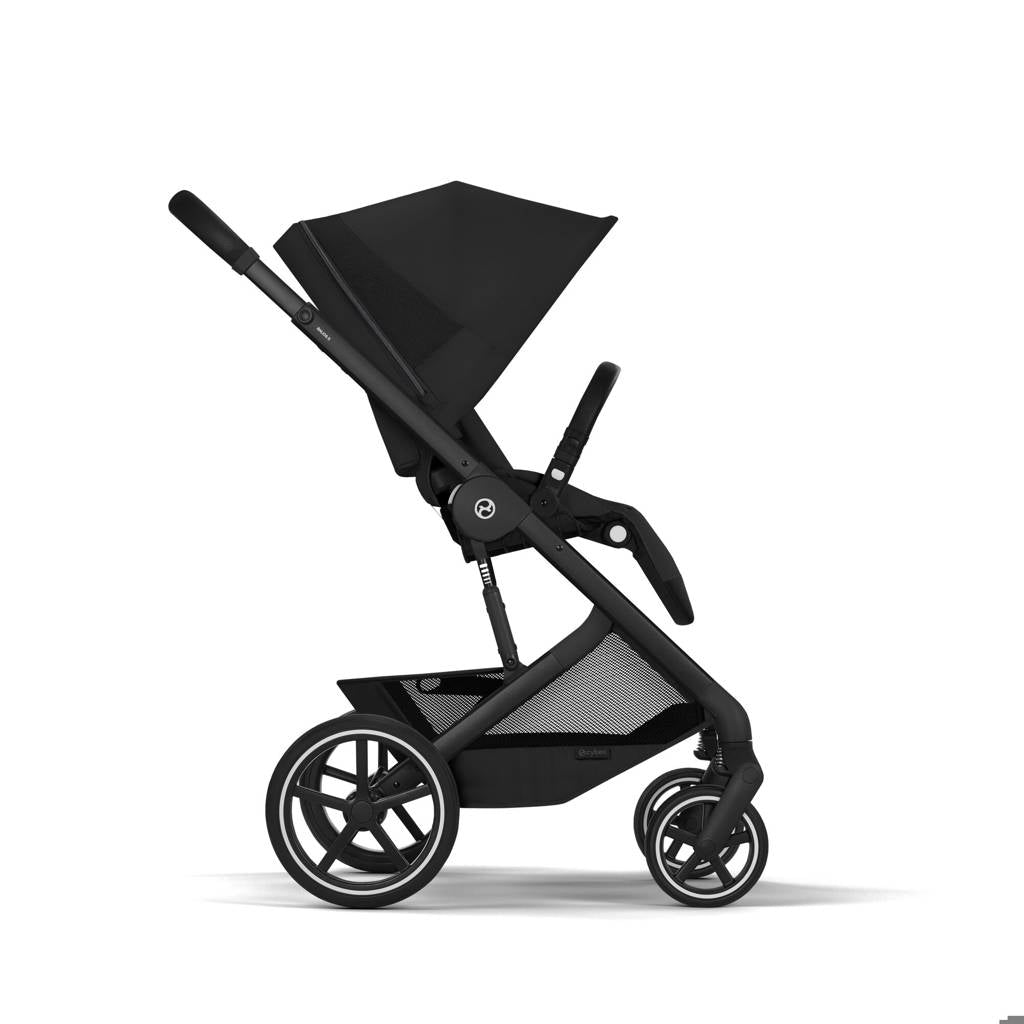 Cybex® Balios™ S Lux 2-in-1 Stroller with Cot S Lux Moon Black (Black Frame)