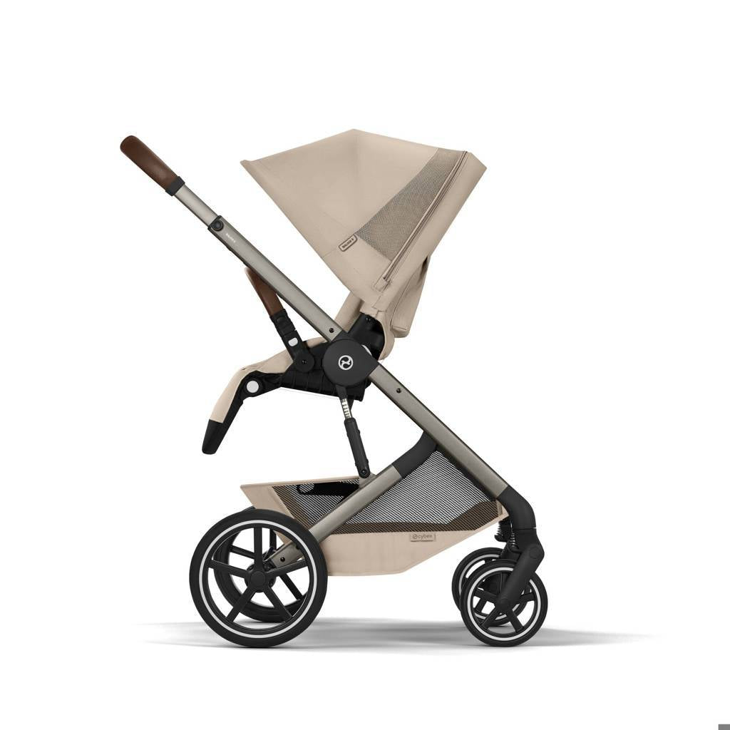 Cybex® Balios™ S Lux Stroller Almond Beige (Taupe Frame)