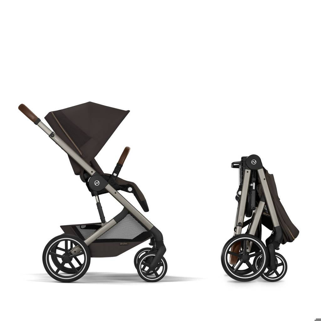 Cybex® Balios™ S Lux Stroller Chocolate Brown (Taupe Frame)