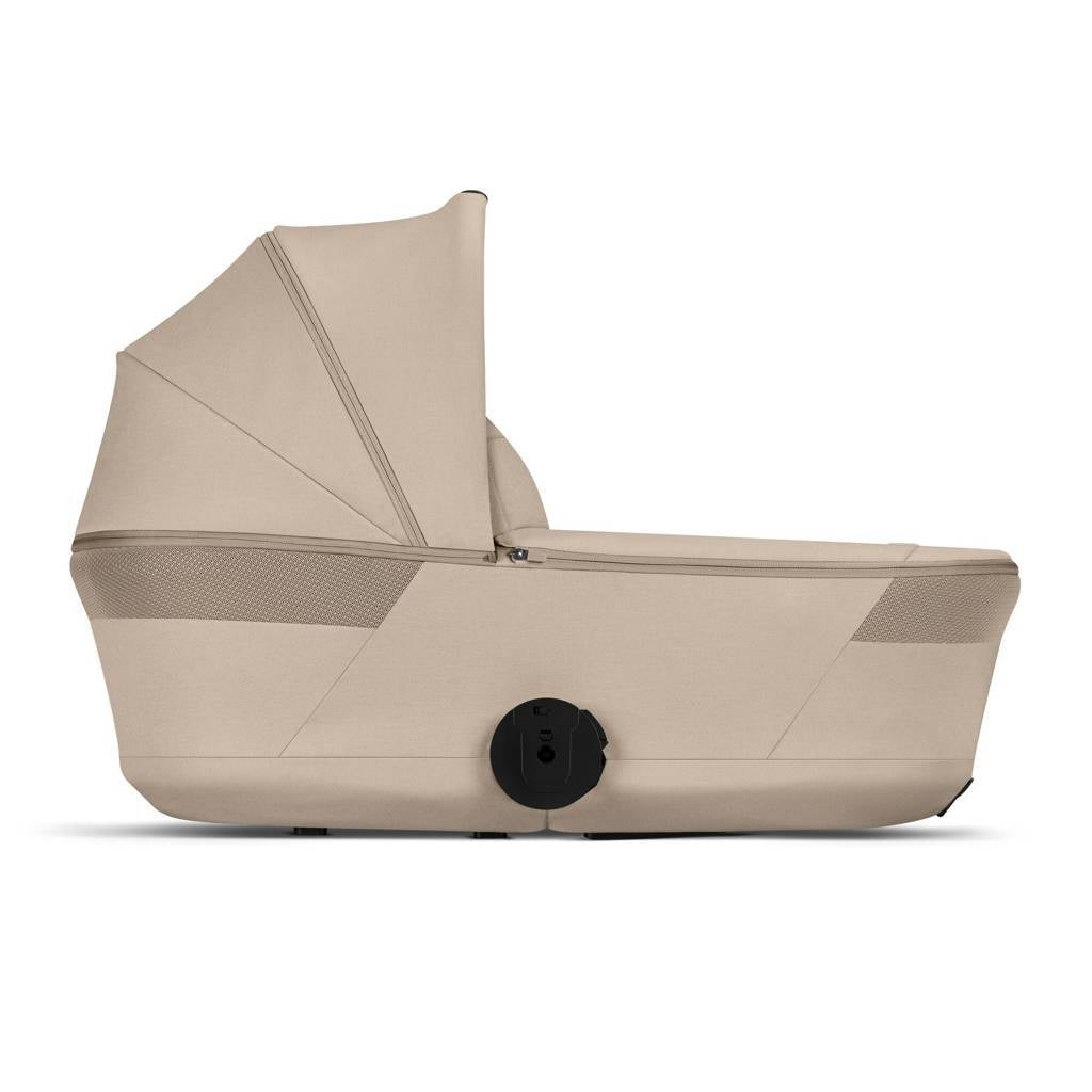 Cybex® Balios S Lux Stroller with Fold Cot 2-in-1 Almond Beige (Taupe Frame)