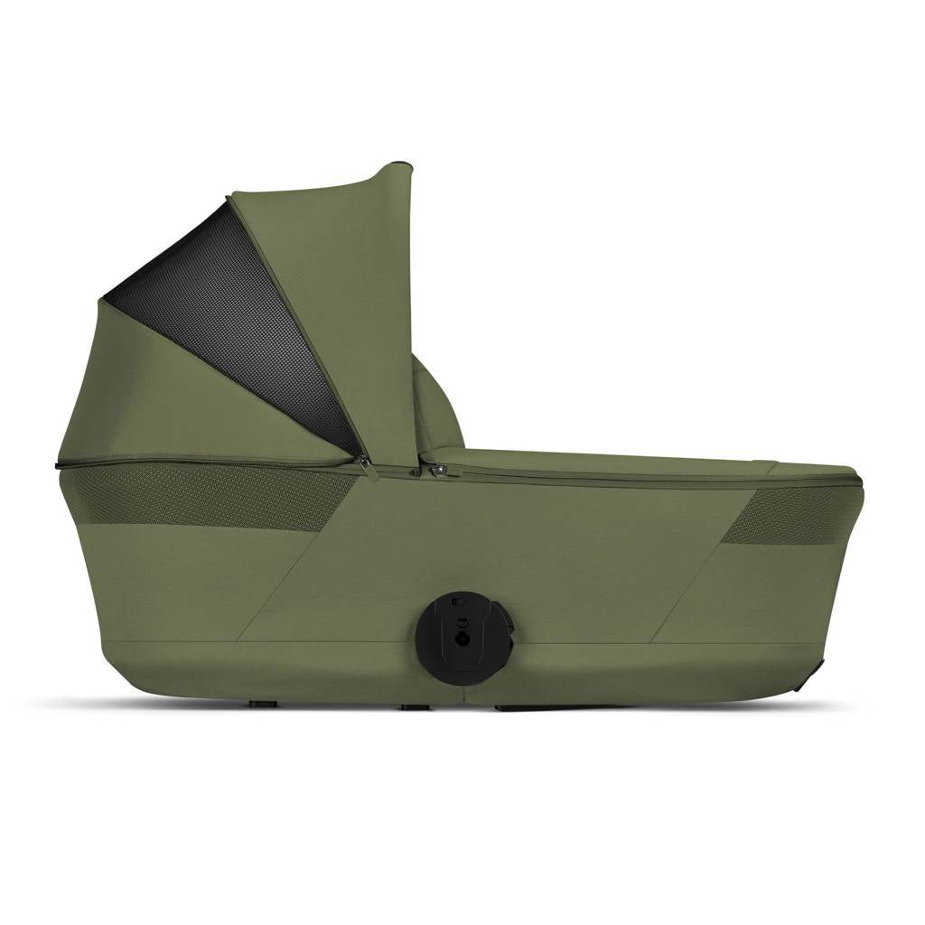 Cybex® Balios S Lux Stroller with Fold Cot 2-in-1 Moss Green (Taupe Frame)