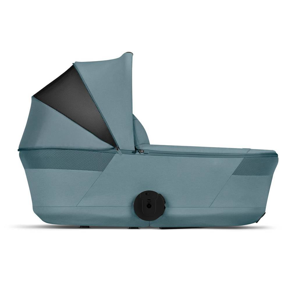 Cybex® Balios S Lux Stroller with Fold Cot 2-in-1 Stormy Blue (Taupe Frame)