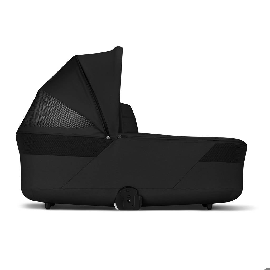 Cybex® Balios™ S Lux 2-in-1 Stroller with Cot S Lux Moon Black (Black Frame)