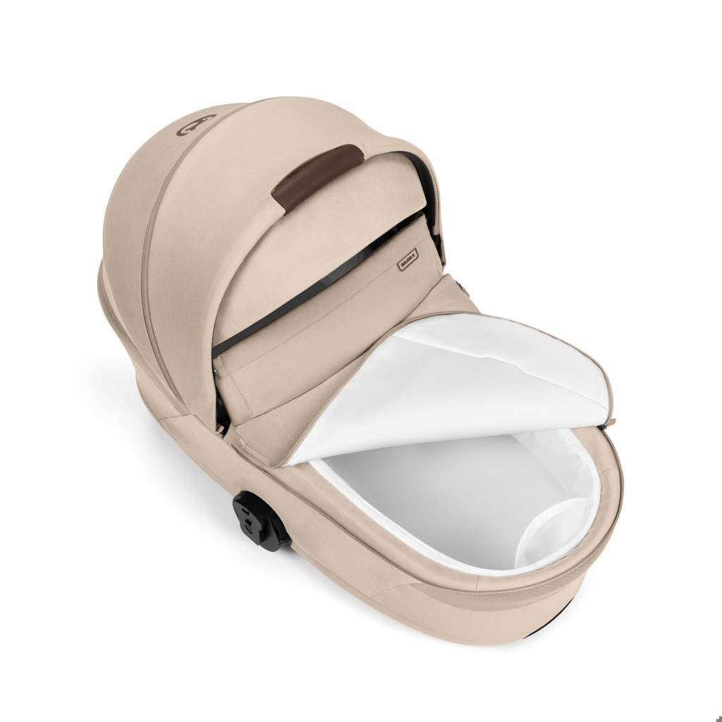 Cybex® Balios S Lux Stroller with Fold Cot 2-in-1 Almond Beige (Taupe Frame)