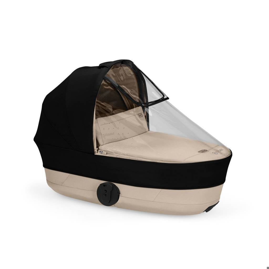 Cybex® Balios S Lux Stroller with Fold Cot 2-in-1 Almond Beige (Taupe Frame)