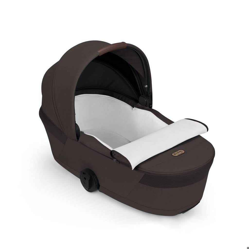 Cybex® Balios S Lux Stroller with Fold Cot 2-in-1 Chocolate Brown (Taupe Frame)
