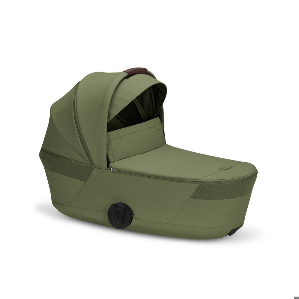 Cybex® Balios S Lux Stroller with Fold Cot 2-in-1 Moss Green (Taupe Frame)