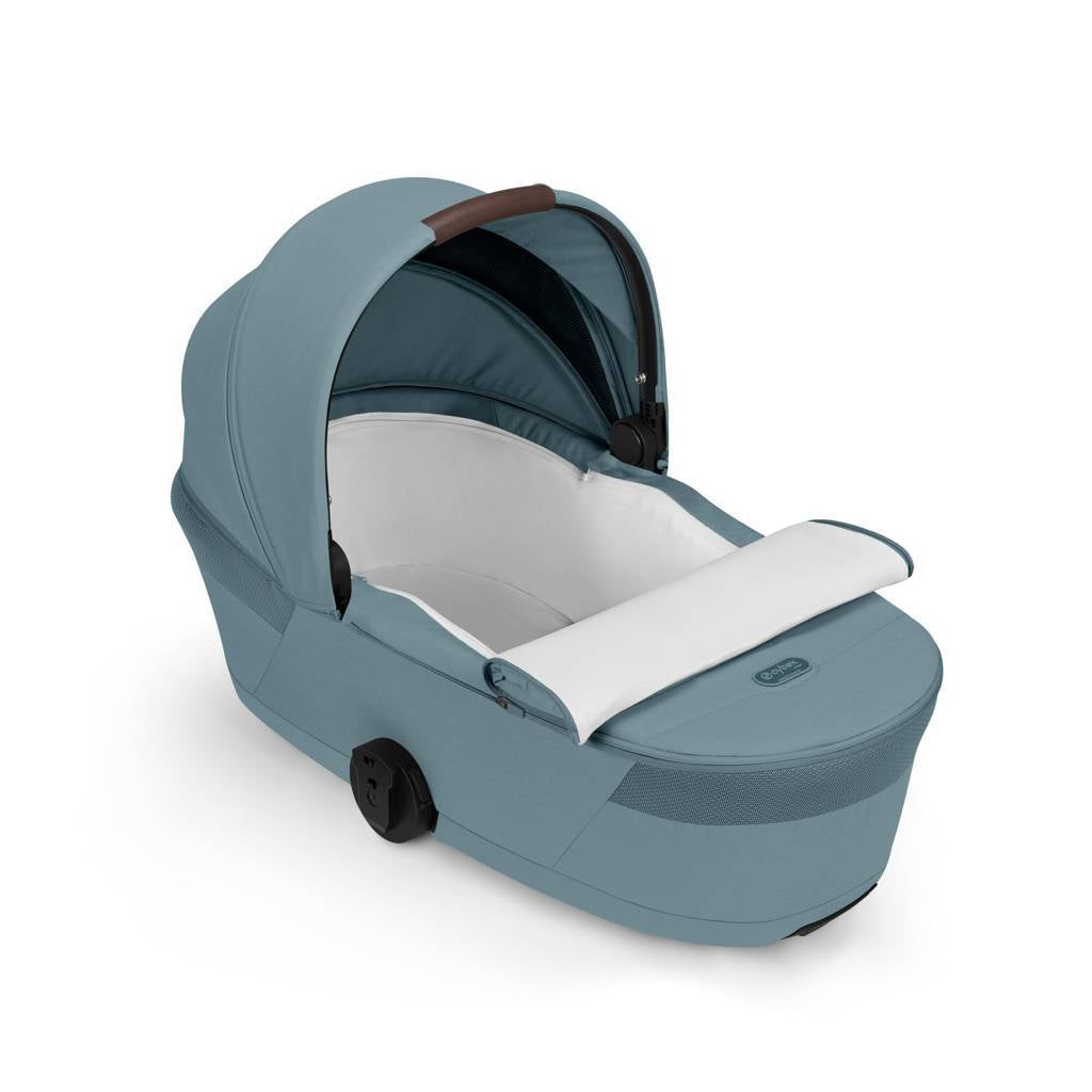 Cybex® Balios S Lux Stroller with Fold Cot 2-in-1 Stormy Blue (Taupe Frame)